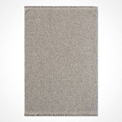 Gri Bukle Örme Modern Kilim BR006 - 2