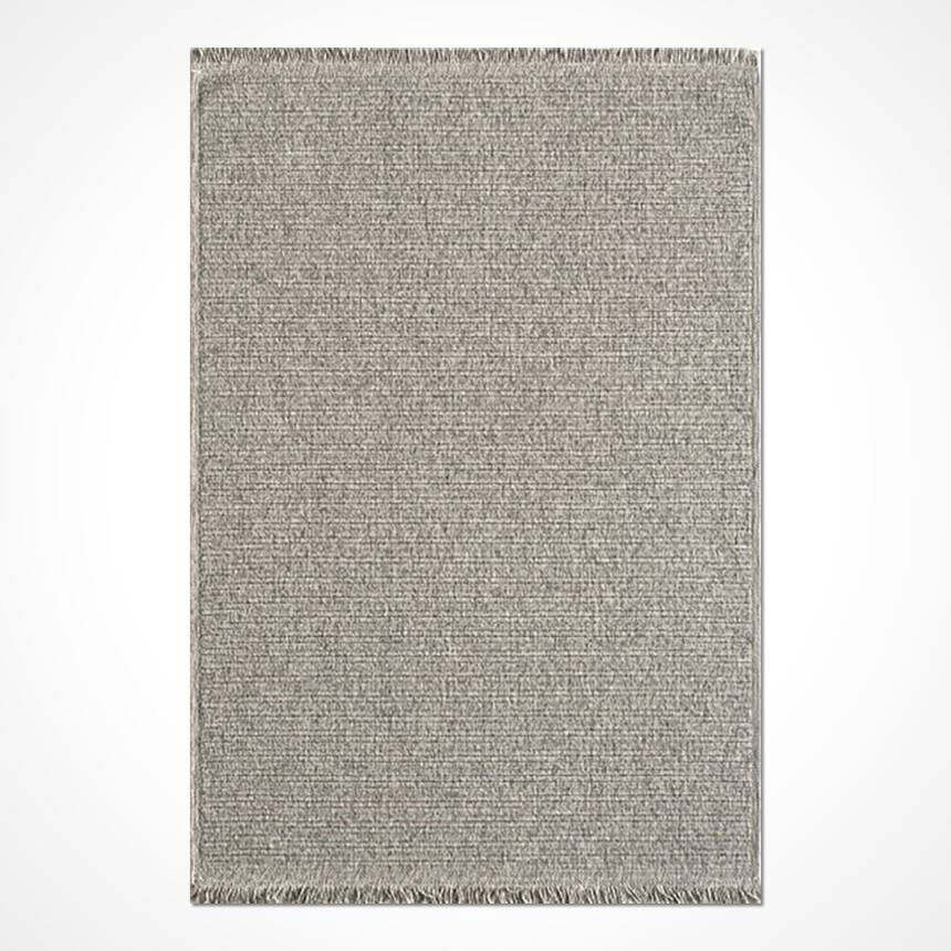 Gri Bukle Örme Modern Kilim BR006 - 2