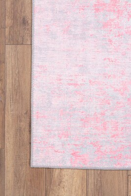 Outlet 150x230 Funk Dokuma Taban Dekoratif Modern Pembe Halı AL-99 - 5